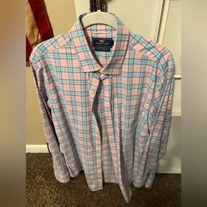 Vinyard Vines Slim Fit Cooper Performance Shirt - Large